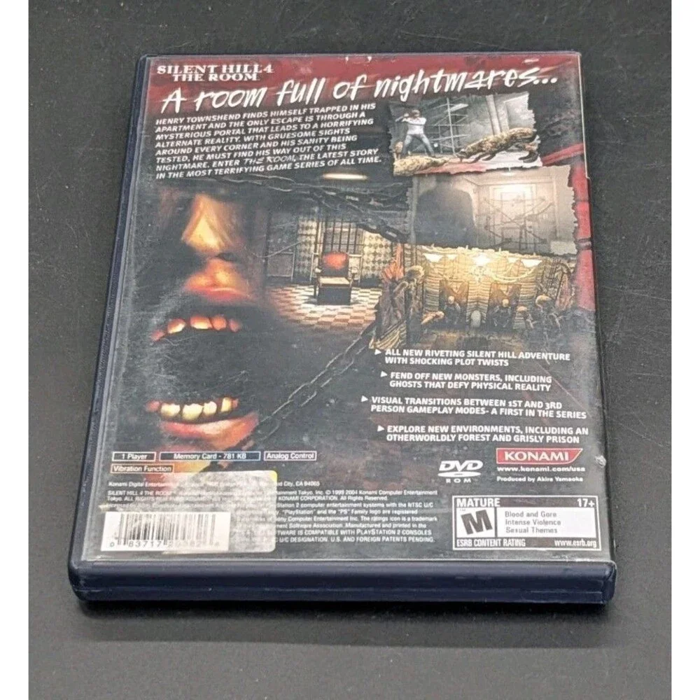 Silent Hill 4 The Room PS2 Complete CIB With Manual